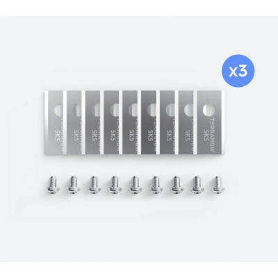 Terramow vejos roboto peiliukai (27vnt.) ir varžtai (27vnt.)