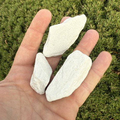 Baltas kvarcitas 15/30mm 1000kg