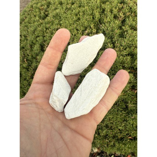 Baltas kvarcitas 15/30mm 1000kg