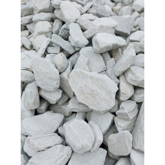 Baltas kvarcitas 30/70mm 1000kg