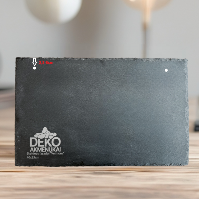 Skalūnas fasadui "Velmoro" 40x25 cm. Su skylutėm tvirtinimui Vnt