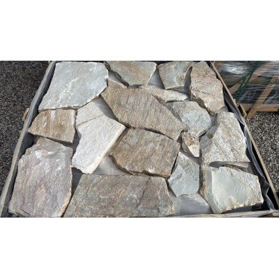 "Crazy Paving" Natūralus akmuo 1100kg 15m2