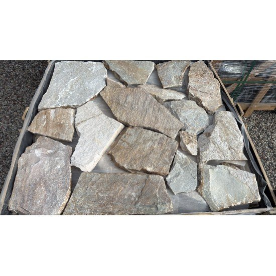 "Crazy Paving" Natūralus akmuo 1100kg 15m2