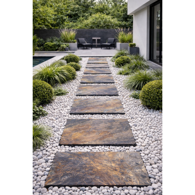 Skalūno plytelė lygi Rusty 30x60x3